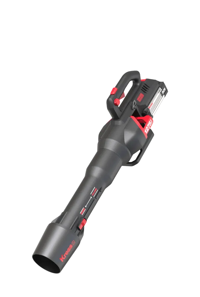 [KG560E.9 +  KA3002 + Ka3714] Promo Kress Souffleur de feuilles portatif 60 V de qualité professionnelle KG560E.9 + batterie + chargeur