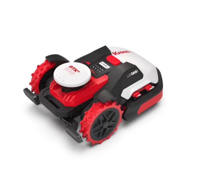 Tondeuse robotisée Kress RTKⁿ de 16 000 m² avec OAS KR234E