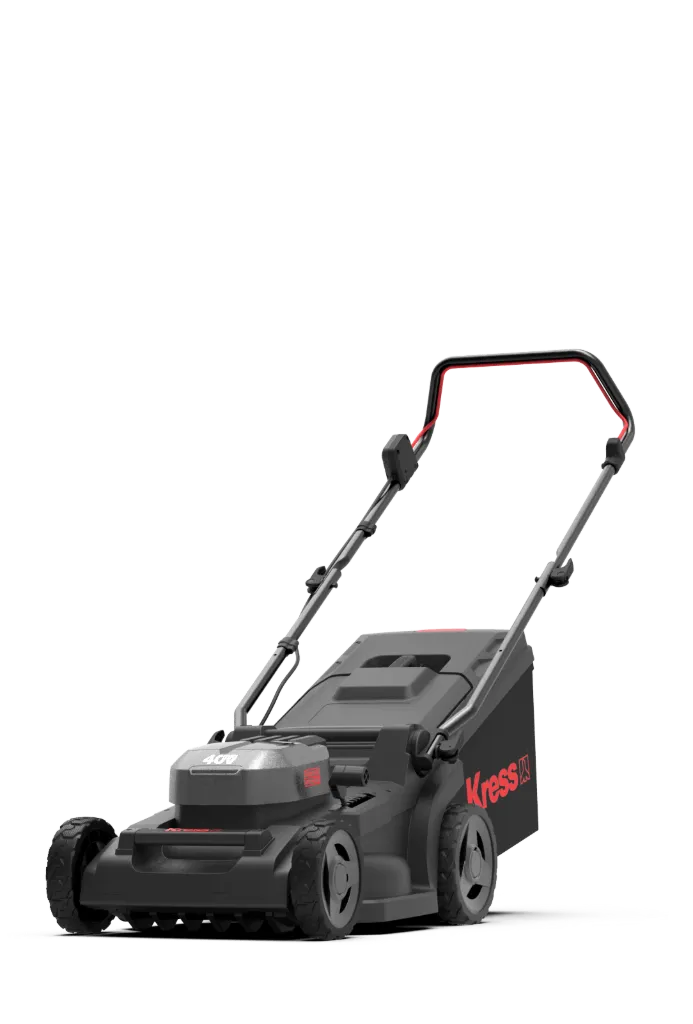 Promo Kress tondeuse sans fil 41 cm KG748+2 batteries KAB04 + 1x chargeur KAC04*