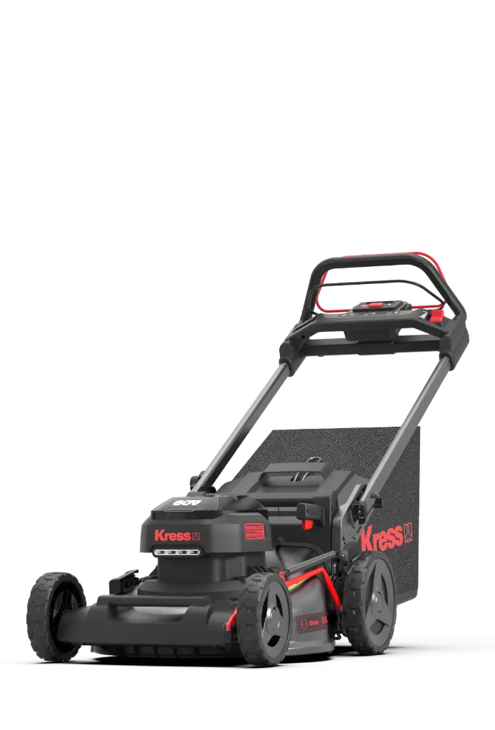 Promo Kress tondeuse sans fil 51cm traction KG760E.9 +1 batterie KA3002 + 1x chargeur KA3714*