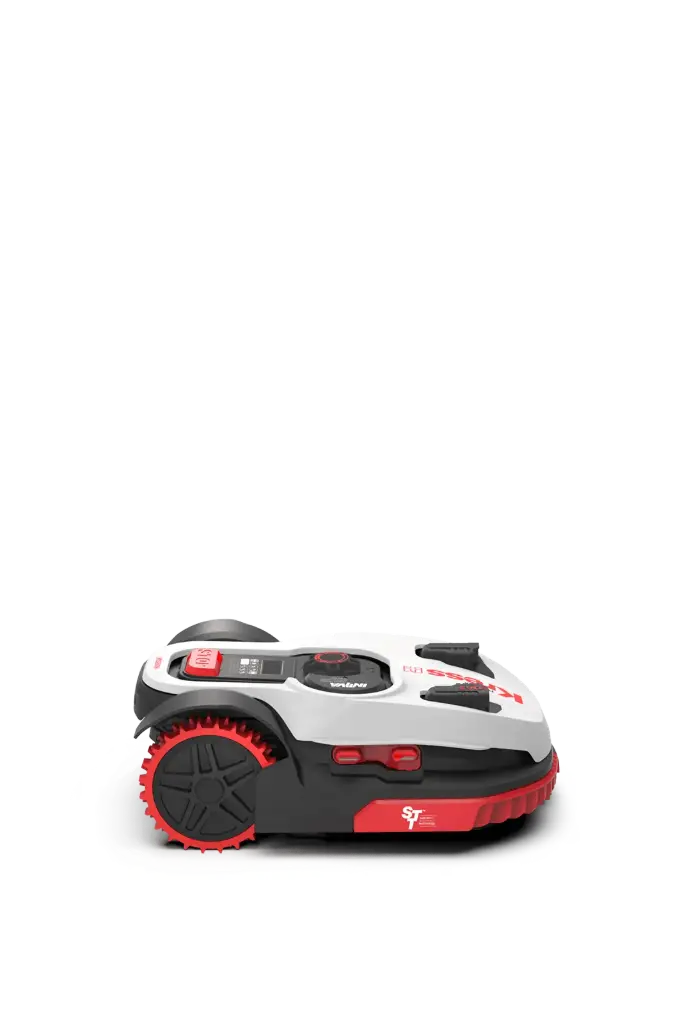 La tondeuse robot Kress Mission gère des pelouses jusqu'à 1 500 m² KR120E