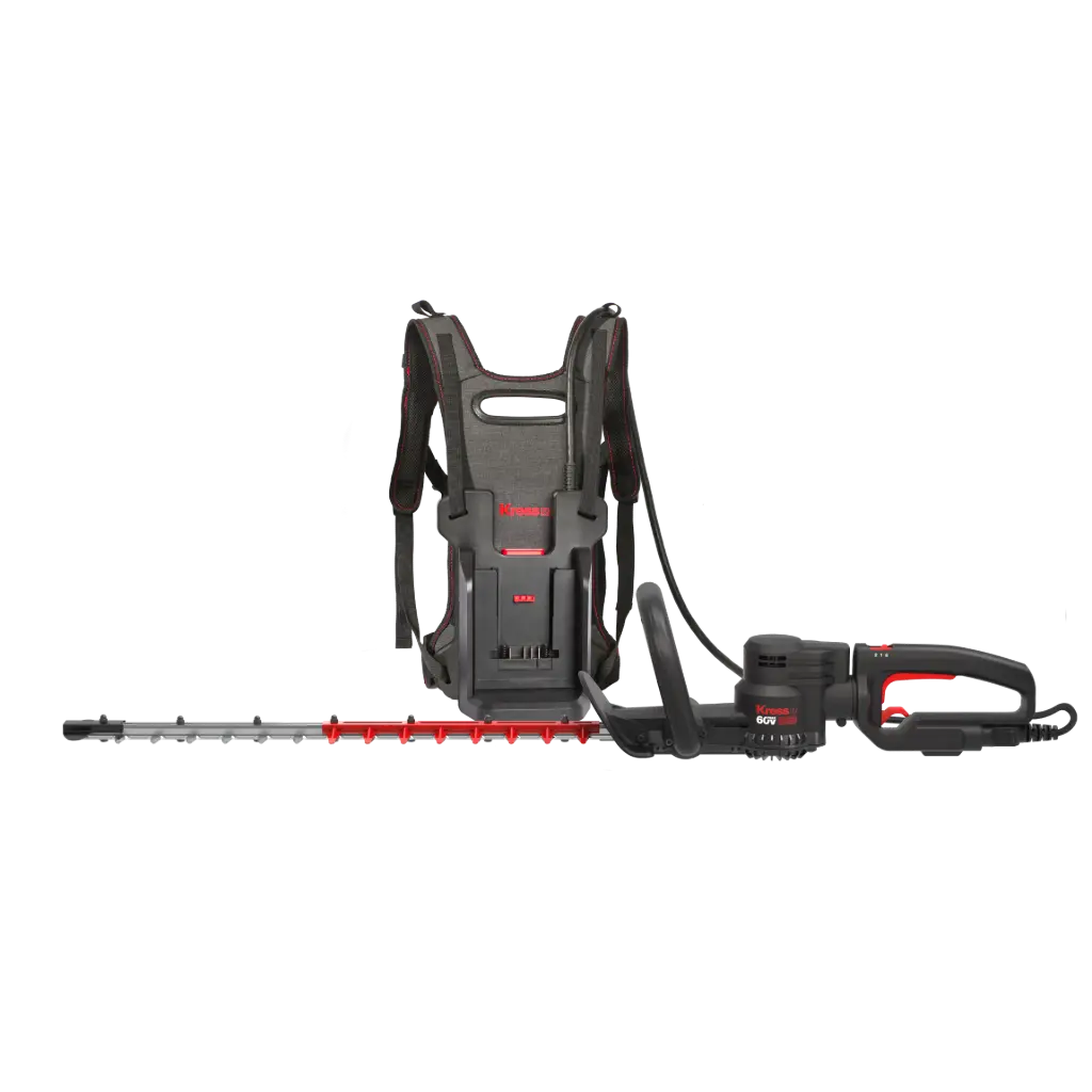 Taille-haie à dos à batterie et sans balais Kress 60 V 67 cm KG260E.9