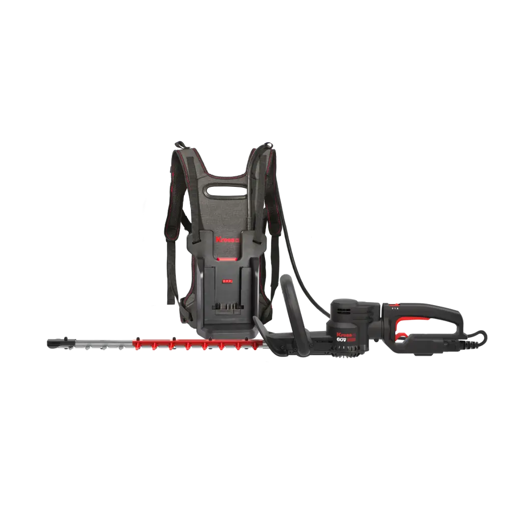 Taille-haie à dos à batterie et sans balais Kress 60 V 58 cm KG259E.9