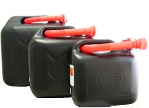 [JK8128] Jerrican plastique 10 litres noir